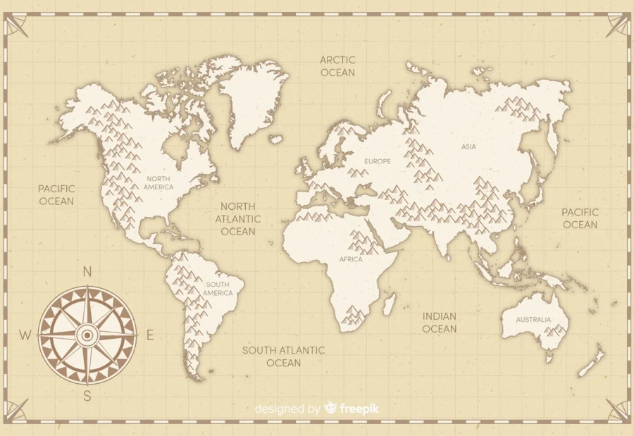 carte du monde pour page accueil